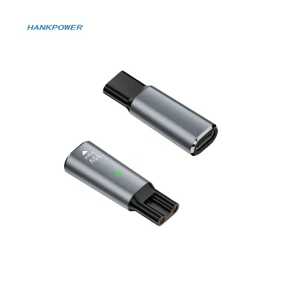 Aluminium Alloy USB Type C Female to 15V 1.5A Shave Adapter