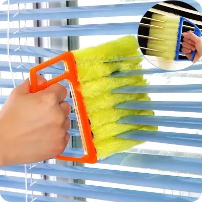 Multi Functional Cleaning Brush for Blinds Household Curtain Cleaning Tool air Conditioning Fan Dust Removal Brush Crevice Brush