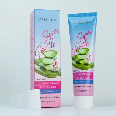 Aloe Vera Hair Removal Cream OEM Painless Skin Soothing Hair Removal Cream