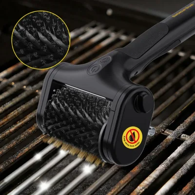 Electric Brush for Cleaning Grill Utensils for Kitchen BBQ Accessories Electric Brush for Barbecue Grill Brush Grill Accessories