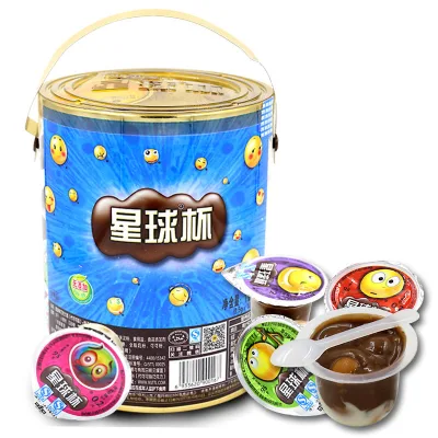 Tiantianle Star Cup 1000g Barreled Chocolate Biscuits, Casual Snacks, Whole Box Food Wholesale
