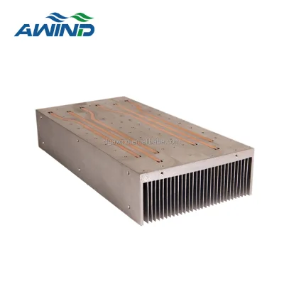 Solid State Cu Heat Pipe Heat Sink Aluminum Extrusion Plate with Embedded 500w 700w Inbeded Het Pipe Heatpipes Flat Led Heatsink