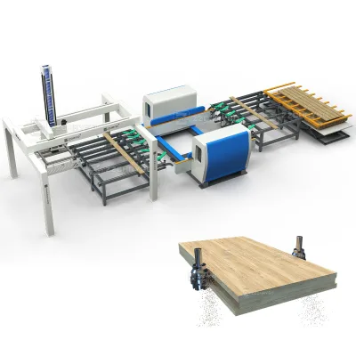 ZZCHRYSO Engineered Flooring Double End Profiler Machine Processing Line