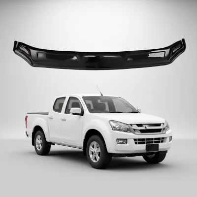 Black Grill Surrounds Tape on Bonnet Guards for DMAX 2007-2011