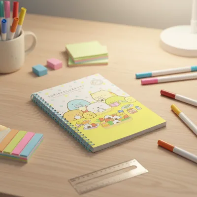 Wholesale Custom Korean Spiral Notebook A5 50 Sheets Lined Journal for Goal Tracking School Custom Logo Factory Direct