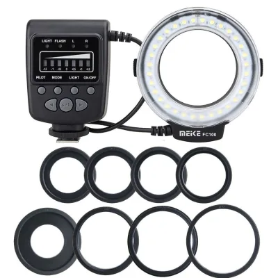 Meike FC-100 Macro Ring Flash/Light FC100 for Nikon D7100 D7000 D5200 D5100 D3200 D3100 D90 D80 D800 D300S D3000 D600