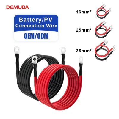 Wholesale Solar PV Cable 16mm 25mm 35mm Dc Power Cables Inverter Battery Solar Panel Connector Wire Solar Energy System OEM ODM