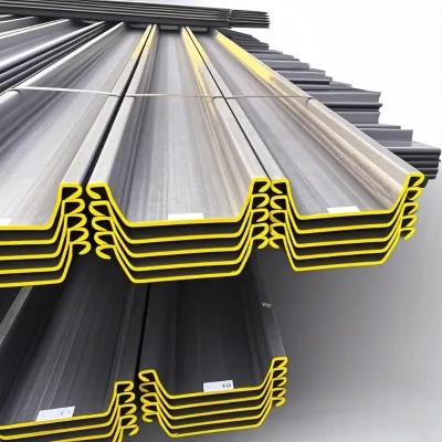 Lightweight EHONG Brand S275 S390 Sheet Pile with 3% Tolerance 1m-12m or Custom Length for Construction