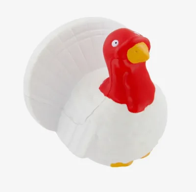 Custom Turkey Stress Toys Promotional Gift With Logo Printing Soft Squeeze Relief Ball For Thanksgiving Giveaway