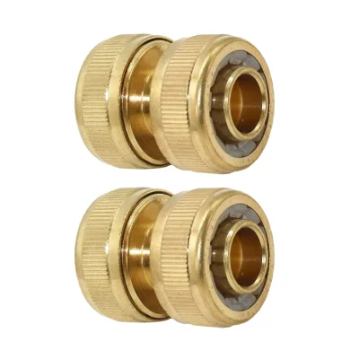 Brass Garden Irrigation Hose Quick Connector with Easy Install