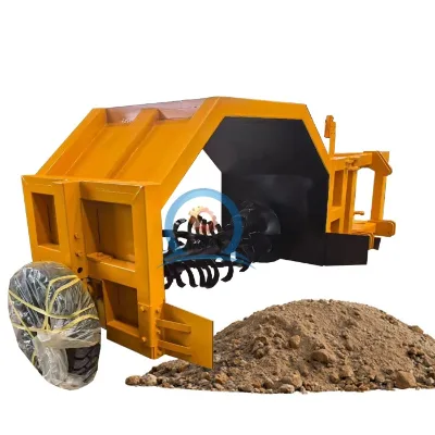 Heavy Duty Tractor Rear Tow Compost Turner for Livestock Manure Composting