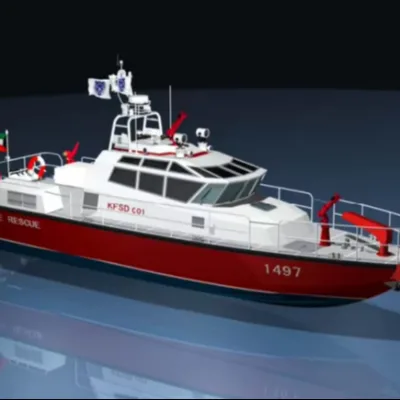 Grandsea 17m Monohull Aluminum Fire Rescue Vessel for Sale