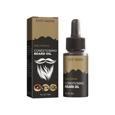Factory Hot Sales Men's Beard Oil Strong and Tough Hair Moisturizing Soft Bright Beard Repair Fury Beard Care Oil