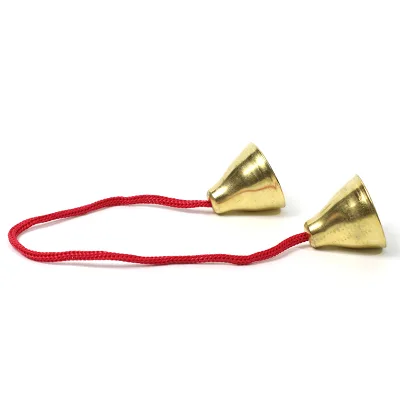 String Hand Bells Bulk Metal Hand Bell with String Musical Instruments Bells Handheld Professional Orff Percussion Hand Bells