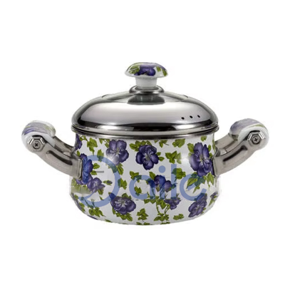 High Quality Stainless Steel Handle and Knob Non-stick Casserole with Glass Lid
