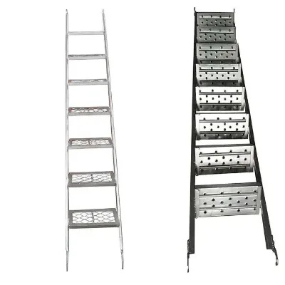 Modern Design Steel Galvanized Scaffold Ladder Stairs Step Building Construction Material for Apartment Use