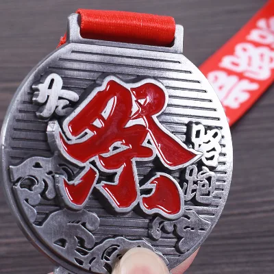 Custom Die Casting Metal Shape Die Casting Marathon Medal