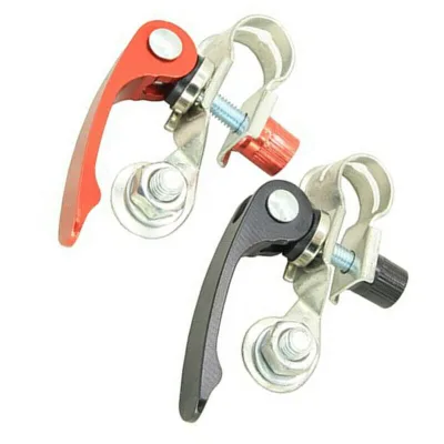 2 Pcs Brass Galvanized Silver Battery Terminal Clamps Corrosion Resistant Quick Cut-off Disconnect Kill Shut Switch Side Post