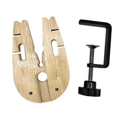 Clip-on Jewelry Wood Stand Plug Set Mold-Holding Fixture Stable Non-Slip Clamping DIY Goldsmiths Bench Workbench Table Clamp