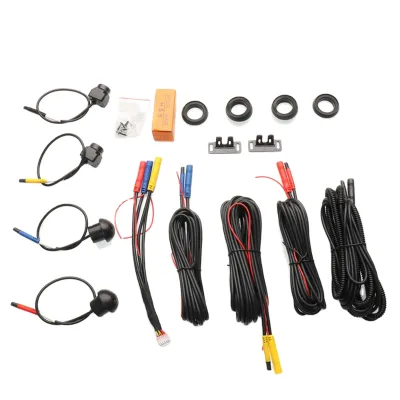 4*AHD 1080P/720P 3D 360 Degree Car Reversing Camera Parking Driving System Rear/Front/Left/Right 360°  Bird View Camera Kits