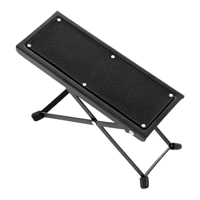Guitar pedal with thickened body and 4-level adjustment. Guitar footstool. Anti-slip panel. Folk guitar performance footstool.