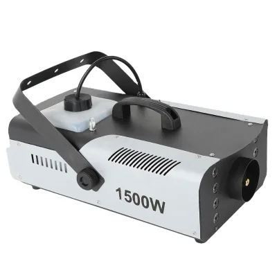 RGBW 4 in 1 Uplight LED Stage Fog Machine 1500W Haze Machine with Hazer/DMX Haze Machine for Stage Events Party Disco