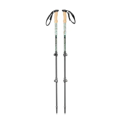 Long CORK EVA Grip Ski-touring Mountain Pole