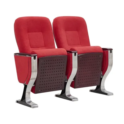 Modern Design Theater Furniture Fabric Classroom Public Row Chairs Cinema Auditorium Chairs Foldable for School Lecture Hall