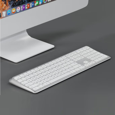 Dual Mode Colorful Pc Keyboard Curved Keyboard Custom Swedish Keyboard Wireless bluetooth Keyboard