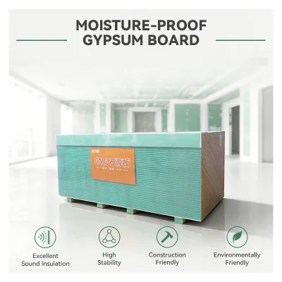 Waterproof Gypsum Board Soundproof for Office Buildings Modern Design 1 Year Warranty Exterior Use for Schools & Villas