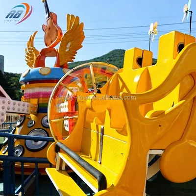 Outdoor Amusement Park Game Theme Attraction Equipment Music Bar Theme Rides with LED Light
