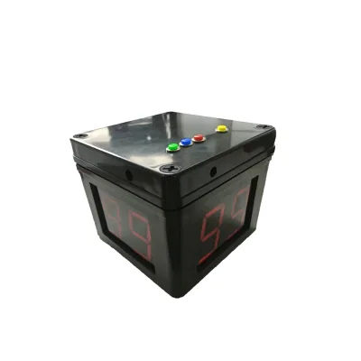 Ready to Ship 1.8 Inch Mini  Latest  Design 4 Sided Colors Change Poker Timer Korea Japan Chess Timer  With Button Control