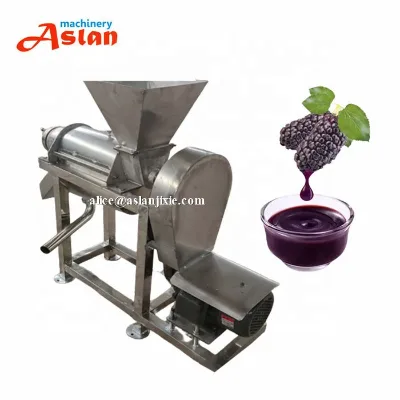 Mulberry Fruit Juice Making Machine / Mulberry Orange Crushing Juice Extracting Machine