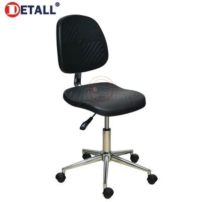 ESD Sit Stand Chair Anti Static PU Foam Chair Cleanroom Lab Stool Chair with Wheels