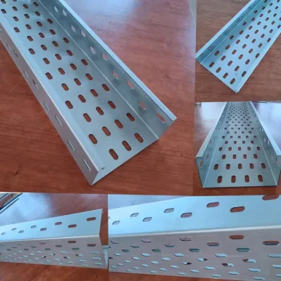 Various Specification Reinforced Electrical Cable Tray With Holes Galvanized Steel Cable Tray