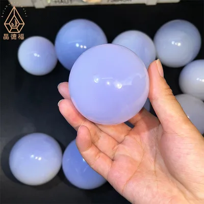 Wholesale Blue Chalcedony Sphere Polished Healing Stones Blue Chalcedony Ball for Sale