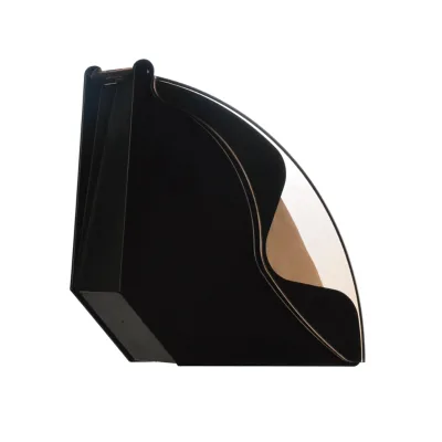 Coffee Filter Holder Coffee Filter Box With Dustproof Cover Black