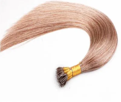 Wholesale European Glue Bond 0.6g 0.8g 1g Flat Tip Virgin Hair Pre-Bonded Bleached Double Drawn Salon Grade 53 Colors