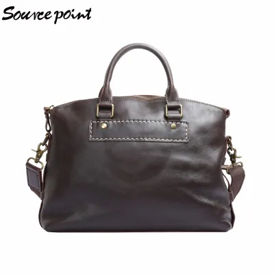 New Design Office Ladies Bags Real Genuine Leather Unique Large Luxury Bags for Women Famous Brand Tote Handbag Wholesale