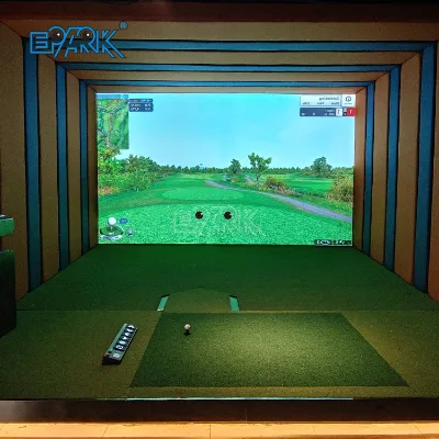 Realistic Sports AR Golf Simulator Interactive Golf Projection Wall Golf Simulator