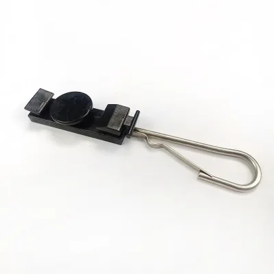 FTTH High Tension Flat Cable Clamp Fiber Optic Drop Cable Tension Clamp