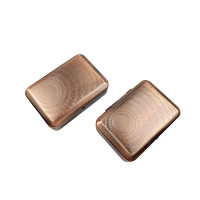 Hot Selling Stainless Steel Cigarette Boxes Mini Portable Cigarette Cases Travel Cigarette Cases Wholesale