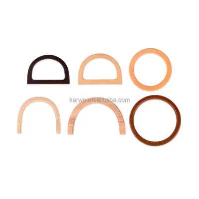 Purse Bag Accessories Handbag Handle Wooden Bag Handles