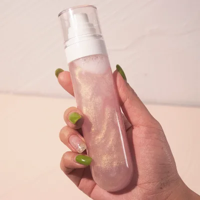 Oil-control Long Lasting Private Label Fix Spray Glow Glowing Shimmer Face Glitter Setting Spray Makeup