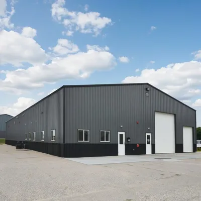 Modern Industrial Design Manufacturers' Prefabricated Steel Structure Space Frame Houses for Warehouse Construction