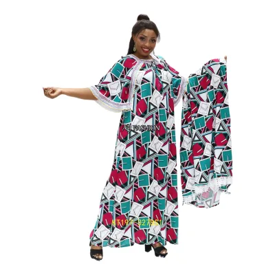 Africa Clothing Kaftan Love Sahara Maxi Standard Factory African Print Kaftan Boubou