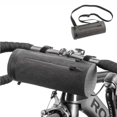 Large-Capacity Waterproof Bike Handlebar Bag Front Frame Storage Shoulder Pouch Road Mountain Bikes-Bike Baggins Front