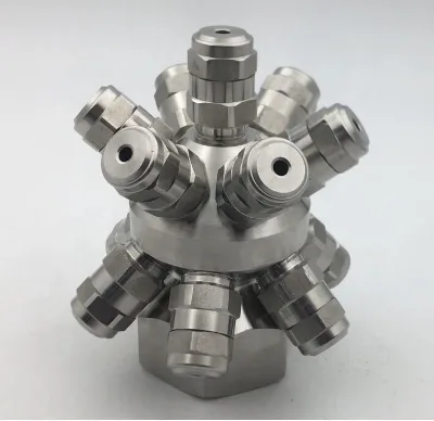6353 1-1/2" Stainless Steel Tank Washing Rotating Air Spraying Nozzles