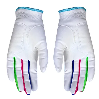 PGM Manufacturer Wholesale Children's Golf Gloves Microfiber Cloth Soft Comfortable Customizable for Hands Running Exercise