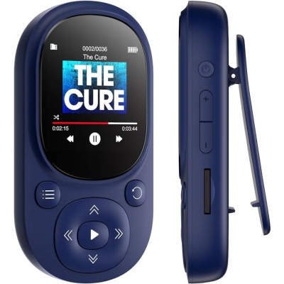 Clip Mp3 Music Player with BT 5.0,Lossless Sound Sports 32GB MP3 Player Support FM Radio Voice Recording and up to 128GB TF Card